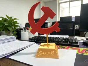 党徽桌面摆件
