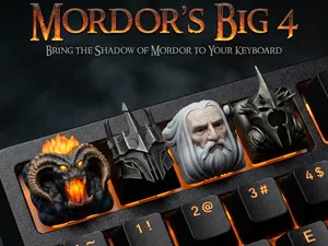Mordor's BIG 4 - Parametric Keyboard KeyCaps