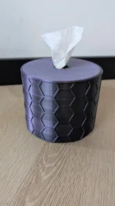 Toilet paper tissue box honeycomb debased