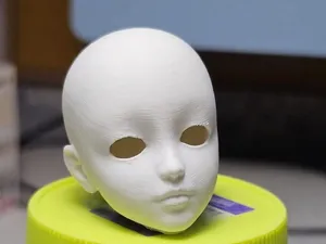 BJD可动球关节人偶头| Doll Head