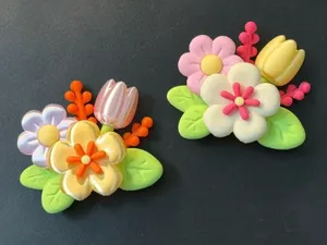 【花朵组合冰箱贴】桃花/樱花/郁金香/浆果枝/拆件/NOAMS/丝绸/哑光/插花