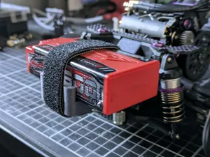 3racing Sakura D6 - support arrière Lipo / esc