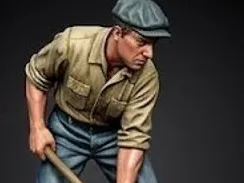 1940s Section gang Track Maintenance Worker