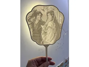 魔道祖师 扇子 芭蕉扇 魏无羡 蓝忘机 国漫 动漫