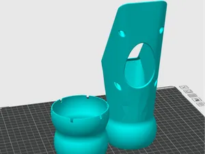 Qidi Max 4 waste chute (Poop Chute) With segments