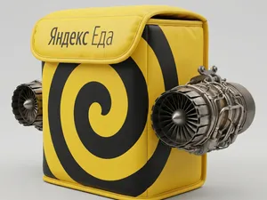 сумка яндекс еда с турбо двигателями 3.пb908l
