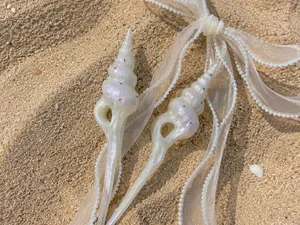 Mermaid Conch Hair Stick | 人鱼海螺发簪 海边发饰