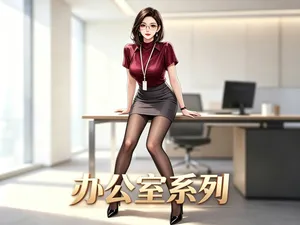 办公室系列 坐姿美女