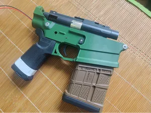 仿霉菌mrgga项目国产CQ_T战斗步枪(特等射手)架空想象造型玩具下机匣