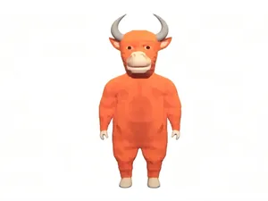 全网热梗电影牛来‑牛大壮手办 3D打印模型 桌面抽象趣味摆件