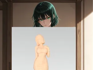 玄关少女(单色模型,10cm)