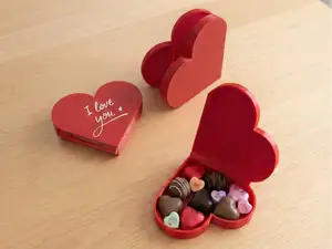 Heart-Shaped Valentines Gift Box