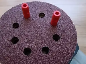 Sandpaper pins