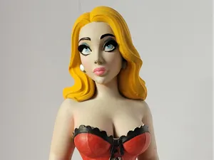 Red Fire Girl lingerie set