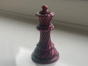 Queen chess piece passthrough fidget