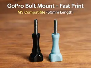 GoPro Bolt Mount – Fast Print | M5 Compatible