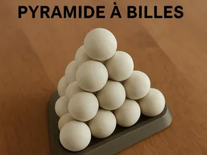Pyramide de billes