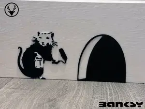 Banksy Rat Decor