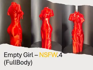 【空空女生(EmptyGirl)笔筒-紧身旗袍FullBody】NSFW.4