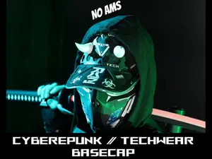 Cyberpunk / Techwear Basecap