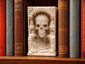 Schattentor im Buecherregal Book Nook