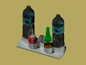 Organizzatore bottiglie per frigorifero