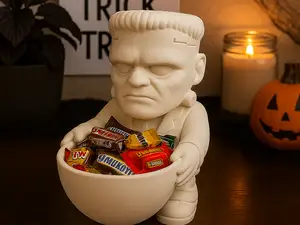 Frankenstein Candy Bowl Halloween Trick-or-Treat