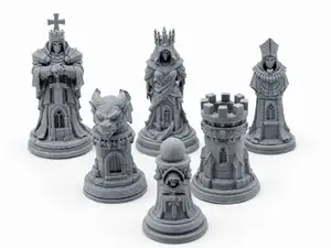 Gothic Fantasy Chess Pieces