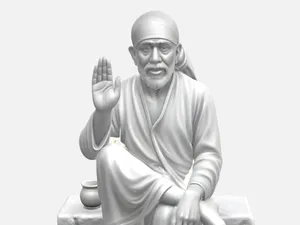 Sai Baba Sitting Sculpture – 3D Print Model