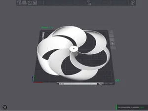 Toroidal Fan Blade Parametric Customize