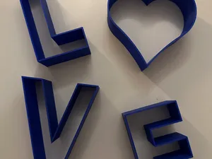 Love Letters Coupat for Cake - Biscuit