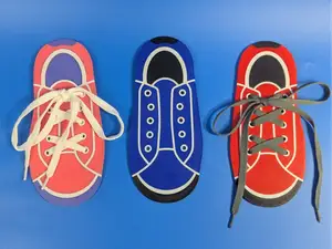 Practice Shoe Lace Tying Card