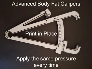 Advanced Body Fat Calipers, Print in Place