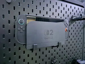 IKEA Skadis + Wall Nintendo Switch 1 und 2 Dock