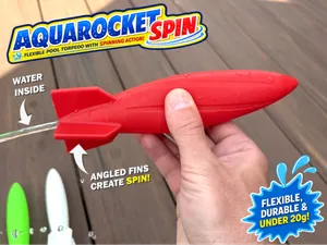 AquaRocket Spin: Pool Torpedo with Water Inside!