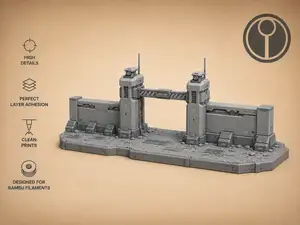 Tau Security Gate / Checkpoint – Tabletop Terrain