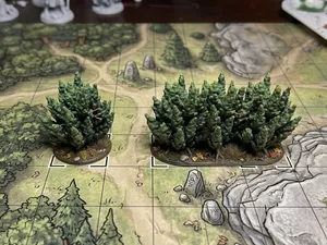DnD Bushes miniatures (set of 2)
