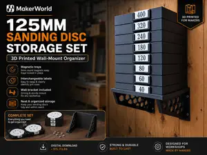 125mm sanding disc storage set