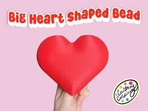 Big Heart Shaped Bead