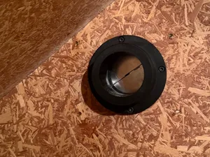 4 inch Duct Intake & Exhaust Flanges (for damper)