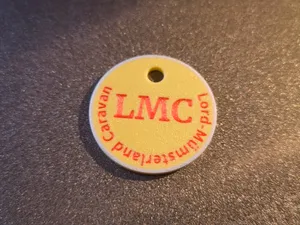 LMC Schlüsselanhänger rund Flachdruck