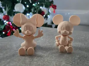 Articulated cute Minnie Mouse