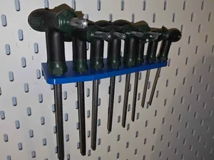 T-Shape Torx Key Holder T10–T50 for IKEA SKÅDIS