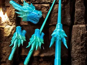 Dragon Head Retractable Sword