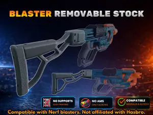 Nerf Elite Removable Stock
