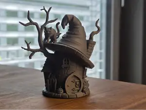 Witch Hat Cottage: Halloween House Decor