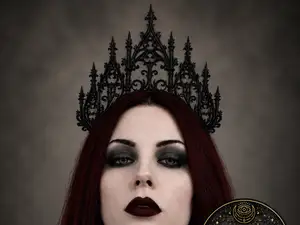 Goth Cathedral Crown Dark Gothic Tiara Headpiece