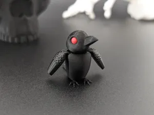 Raven - Articulated Keychain Figure