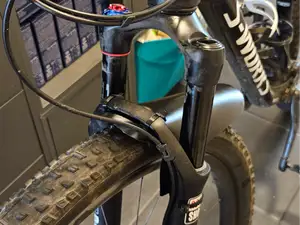 Fender, Schutzblech vorne MTB mit Kabelbinder