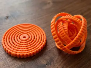 7‑Ring Gyro Fidget • Print in place